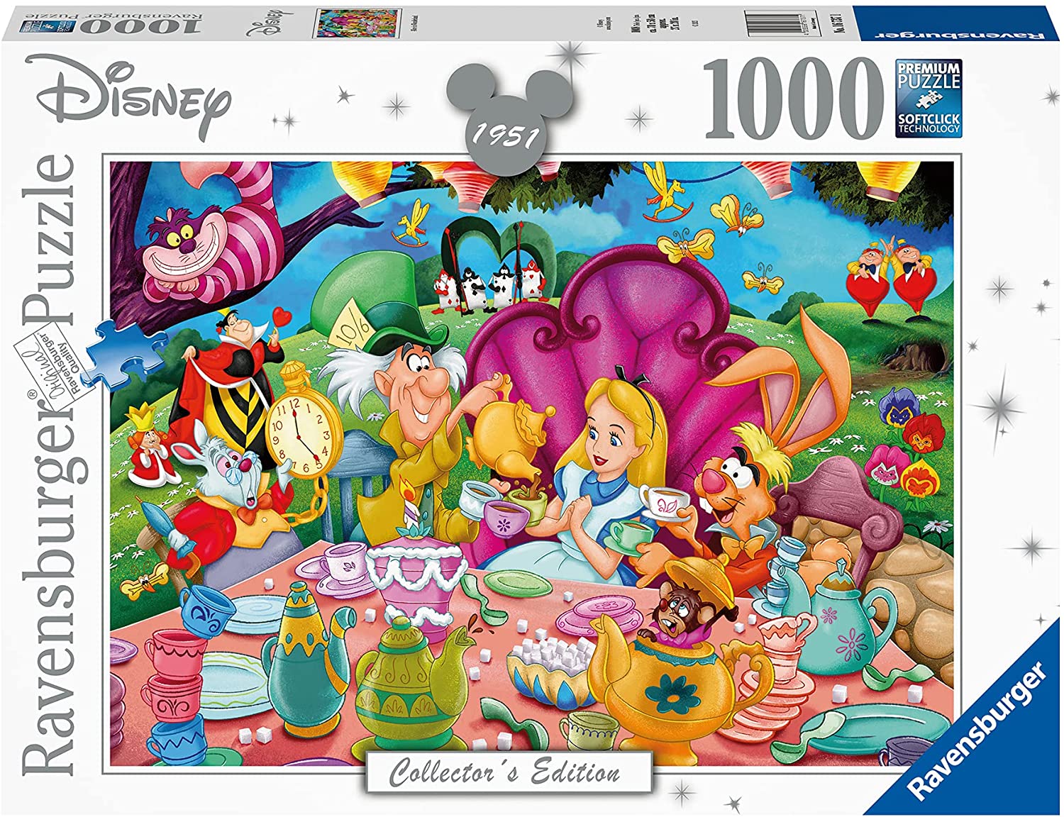 Ravensburger Disney Collector's Edition Alice in Wonderland 1000 Piece Puzzle image 0